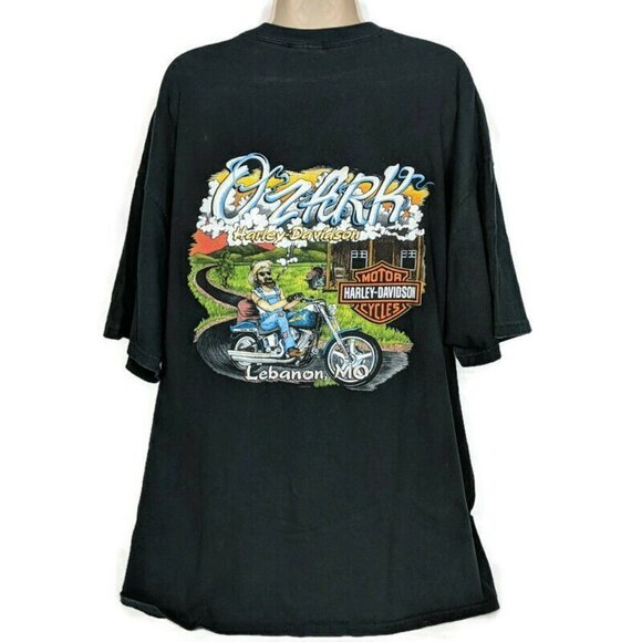 Harley Davidson Ozark Lebanon Hillbilly T Shirt 2XL - Picture 1 of 8